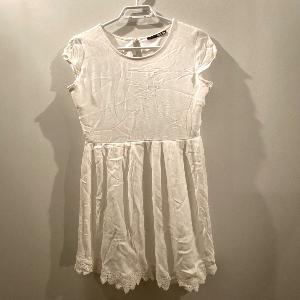Lulus White Babydoll Dress